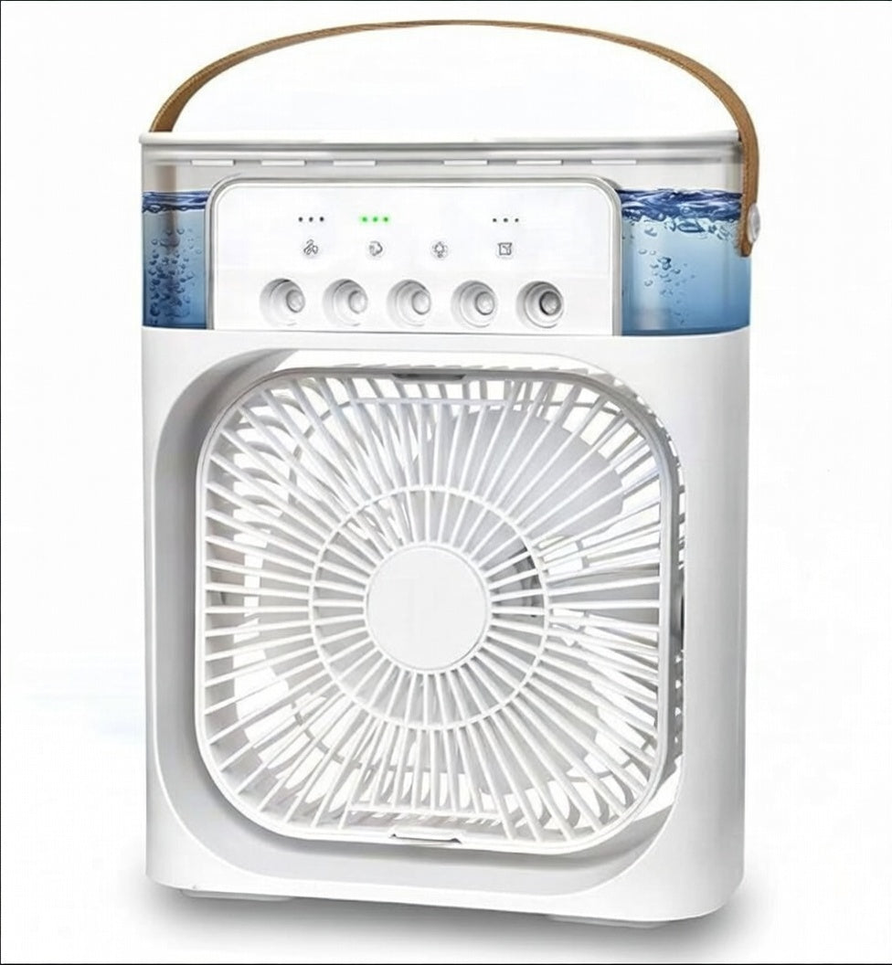 Ventilador Climatizador con Pulverizador Portátil