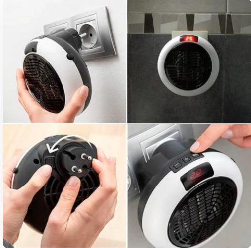 Calefactor termocerámico portátil